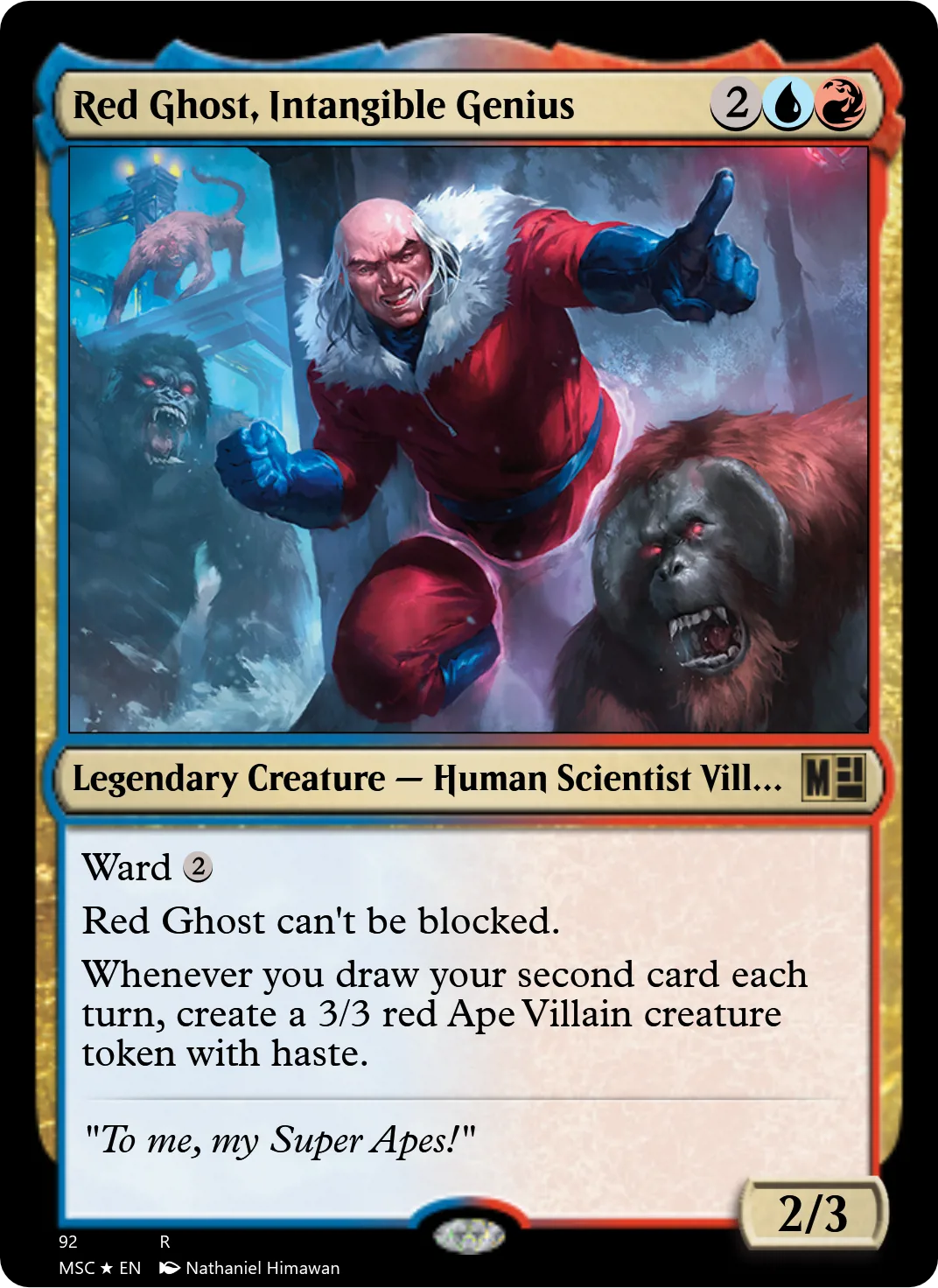 Red Ghost, Intangible Genius