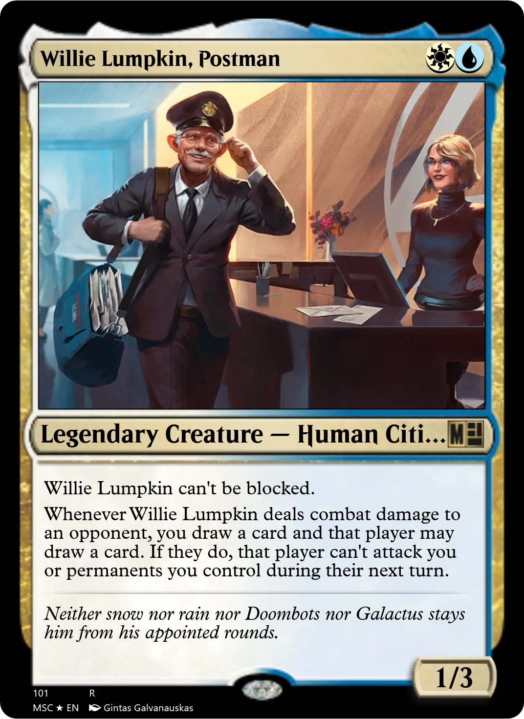 Willie Lumpkin, Postman