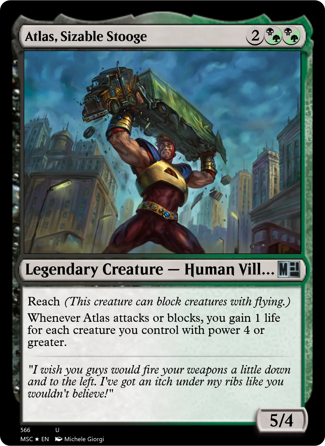 Atlas, Sizable Stooge