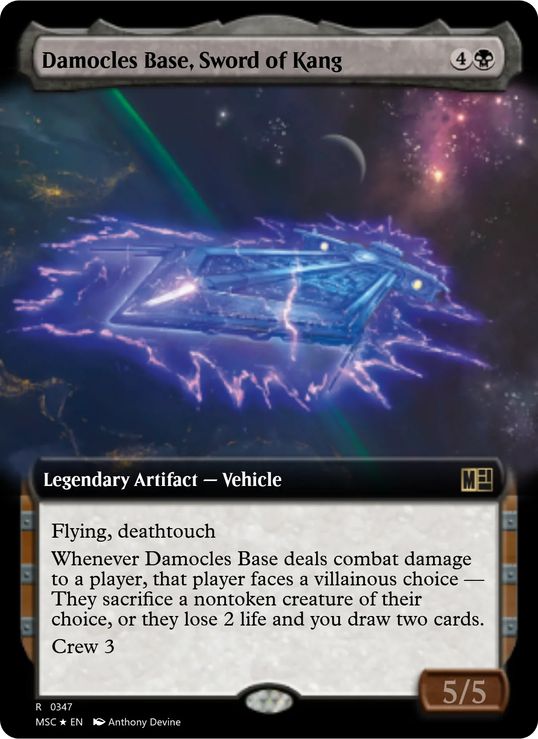 Damocles Base, Sword of Kang