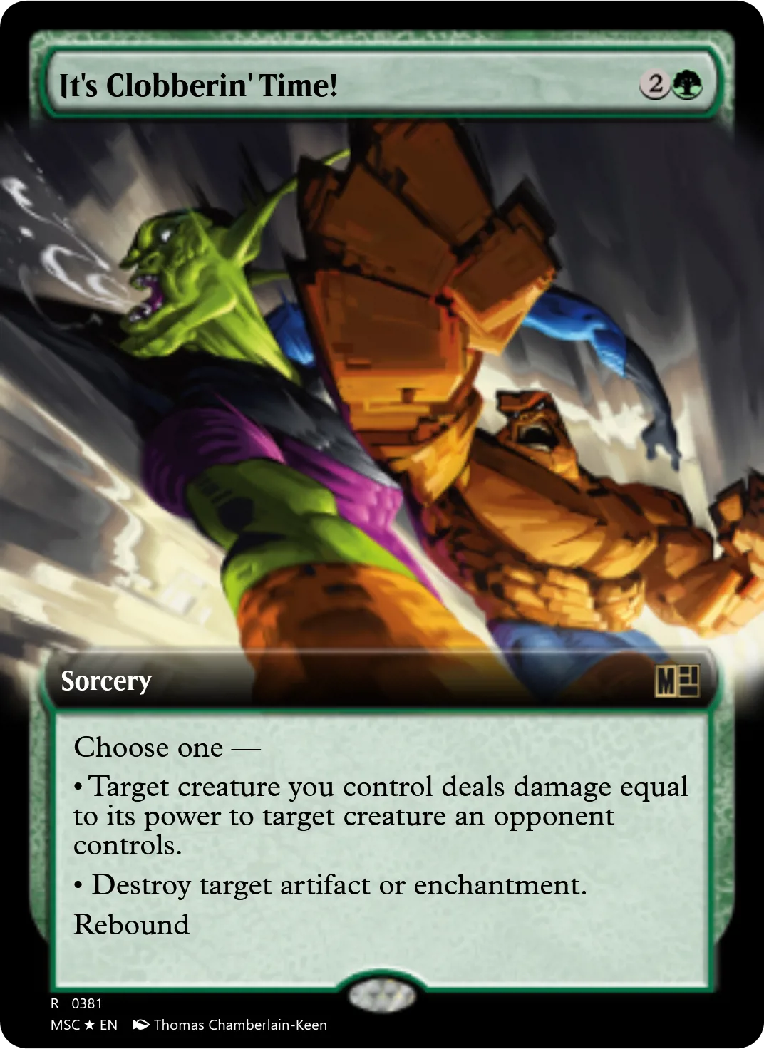 It's Clobberin' Time!