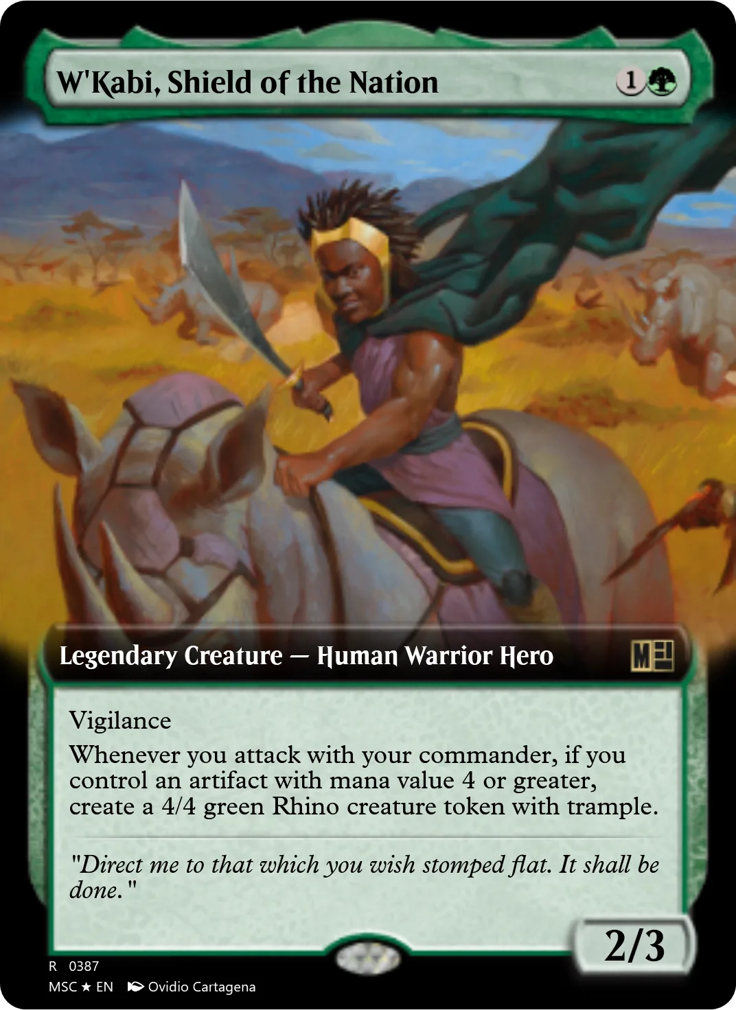 W'Kabi, Shield of the Nation