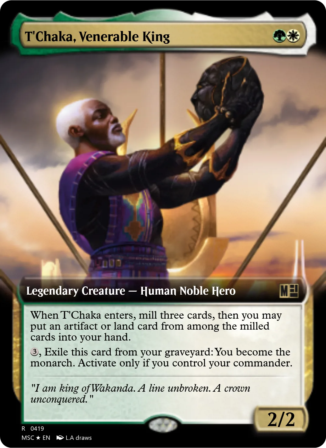 T'Chaka, Venerable King
