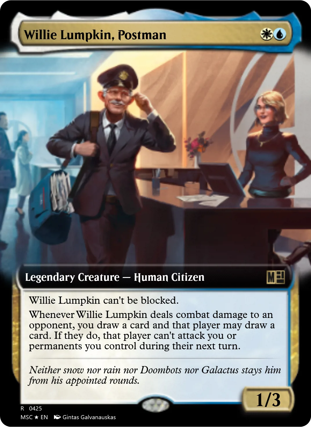 Willie Lumpkin, Postman
