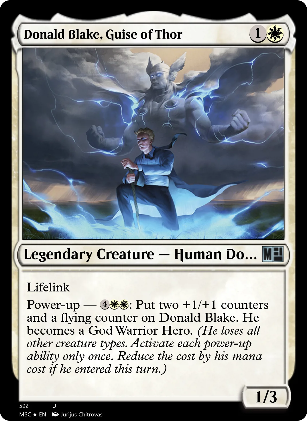 Donald Blake, Guise of Thor