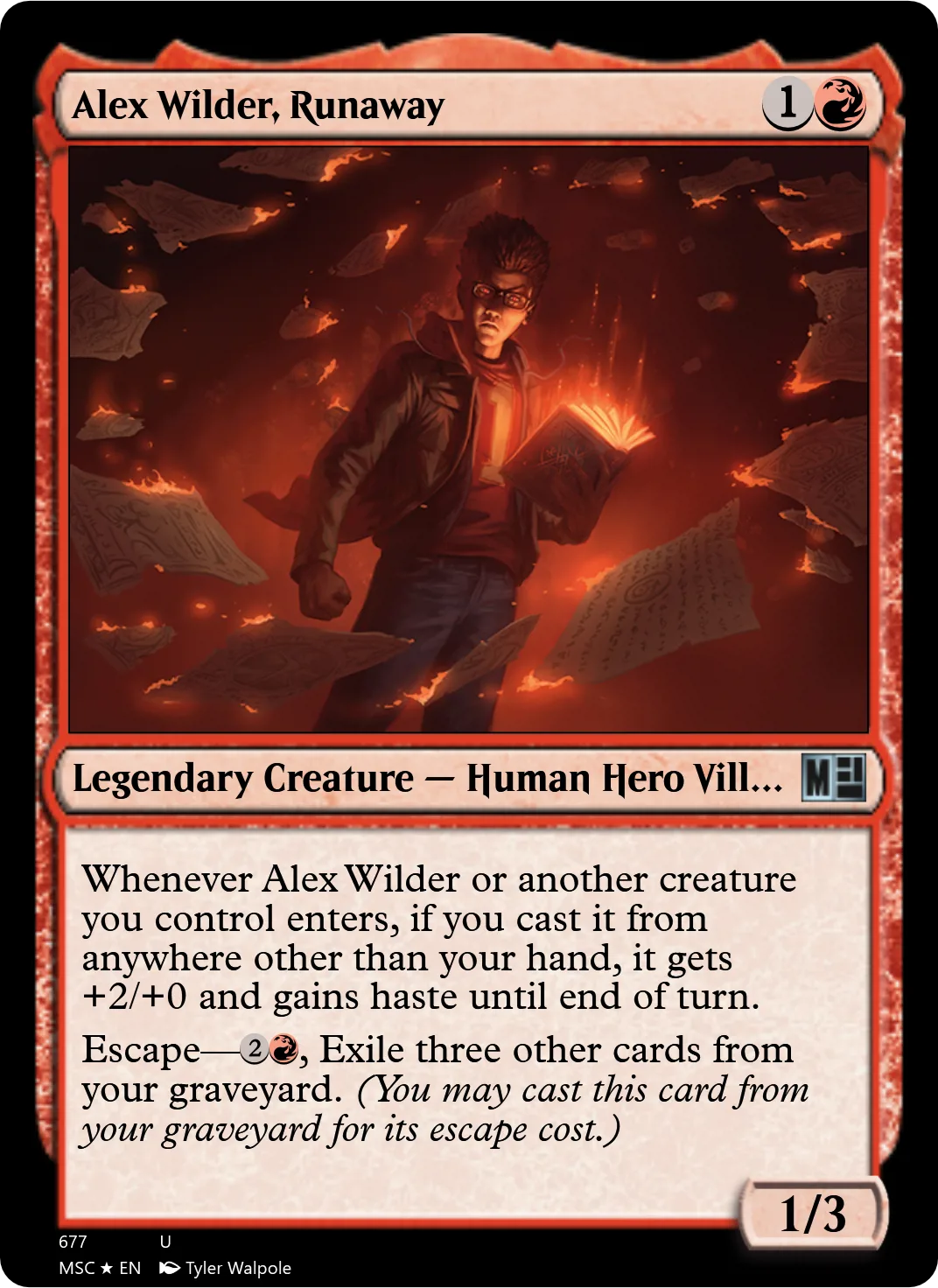 Alex Wilder, Runaway