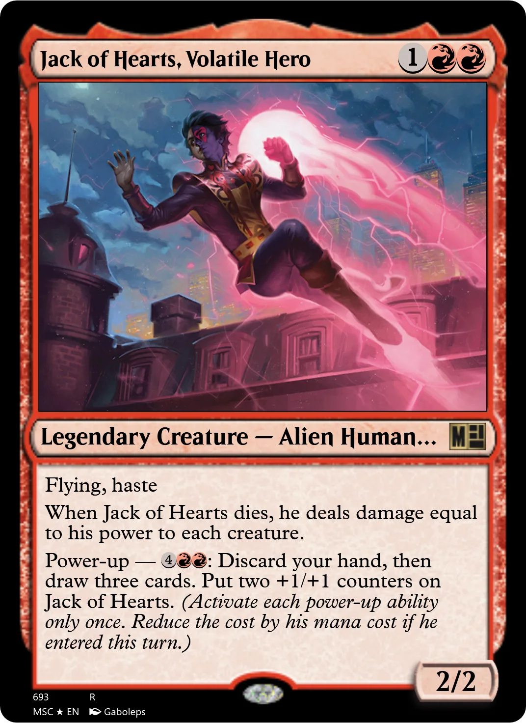 Jack of Hearts, Volatile Hero