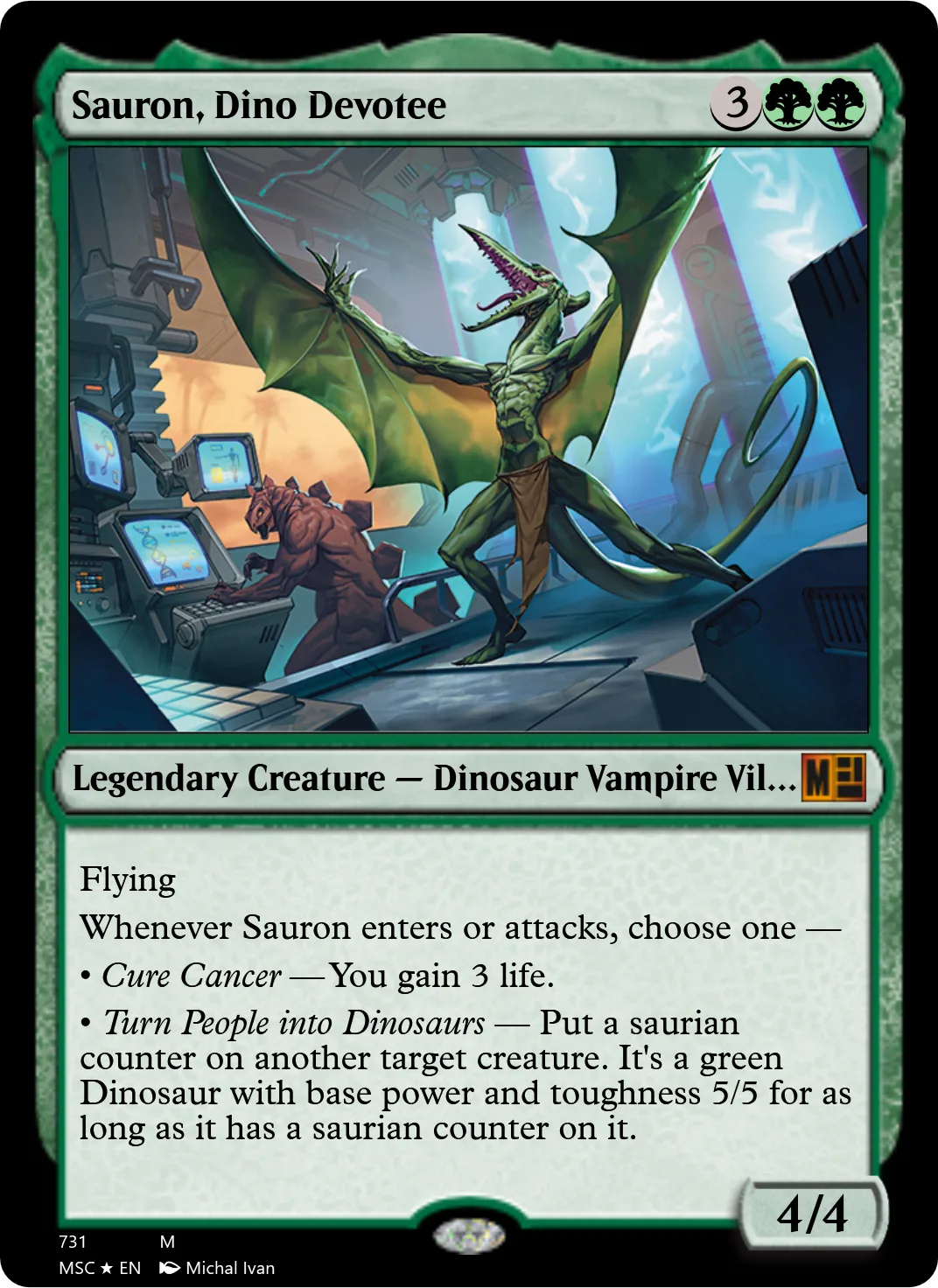 Sauron, Dino Devotee