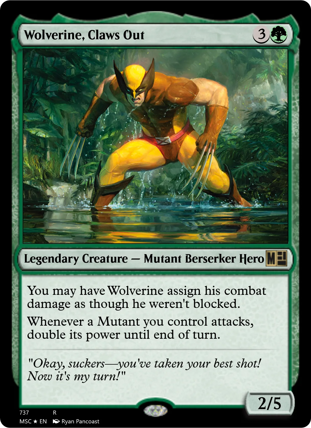 Wolverine, Claws Out