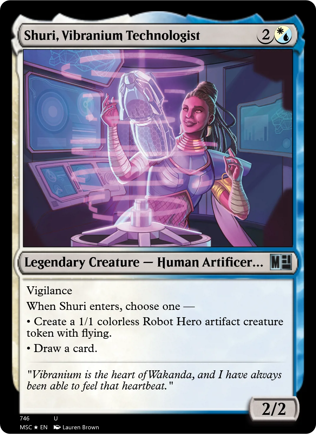 Shuri, Vibranium Technologist