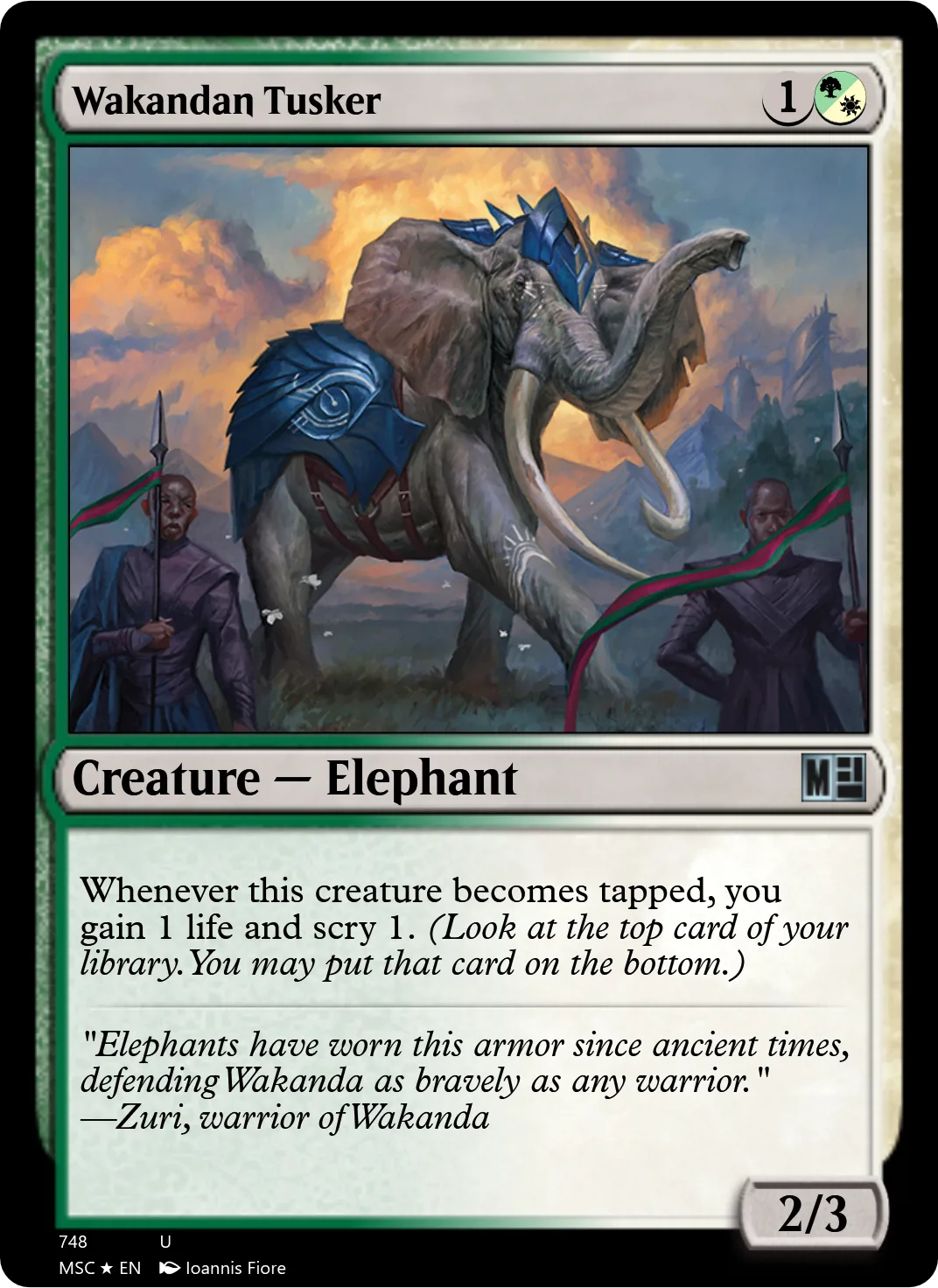 Wakandan Tusker