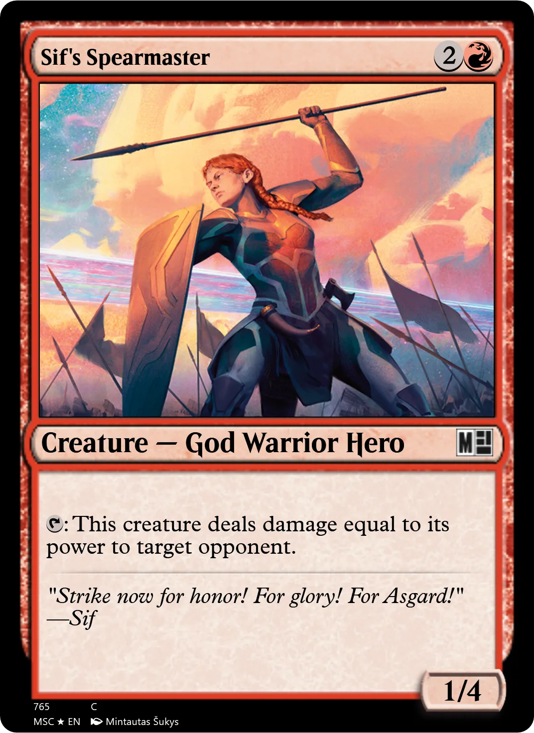 Sif's Spearmaster