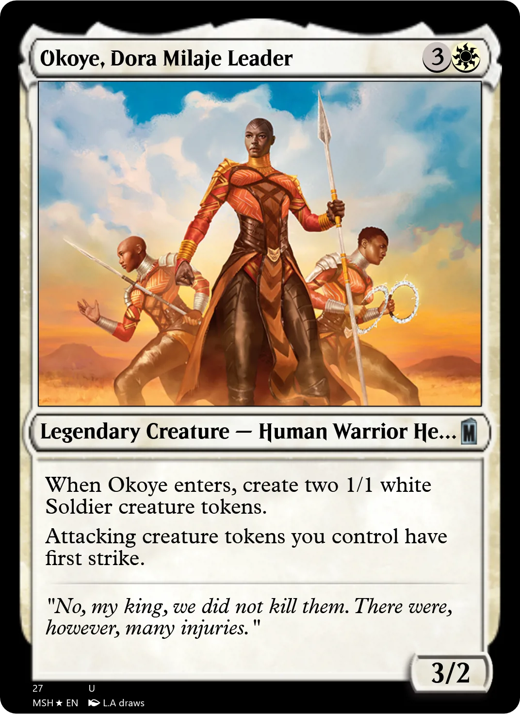 Okoye, Dora Milaje Leader