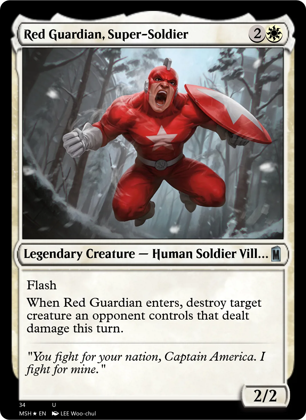 Red Guardian, Super-Soldier