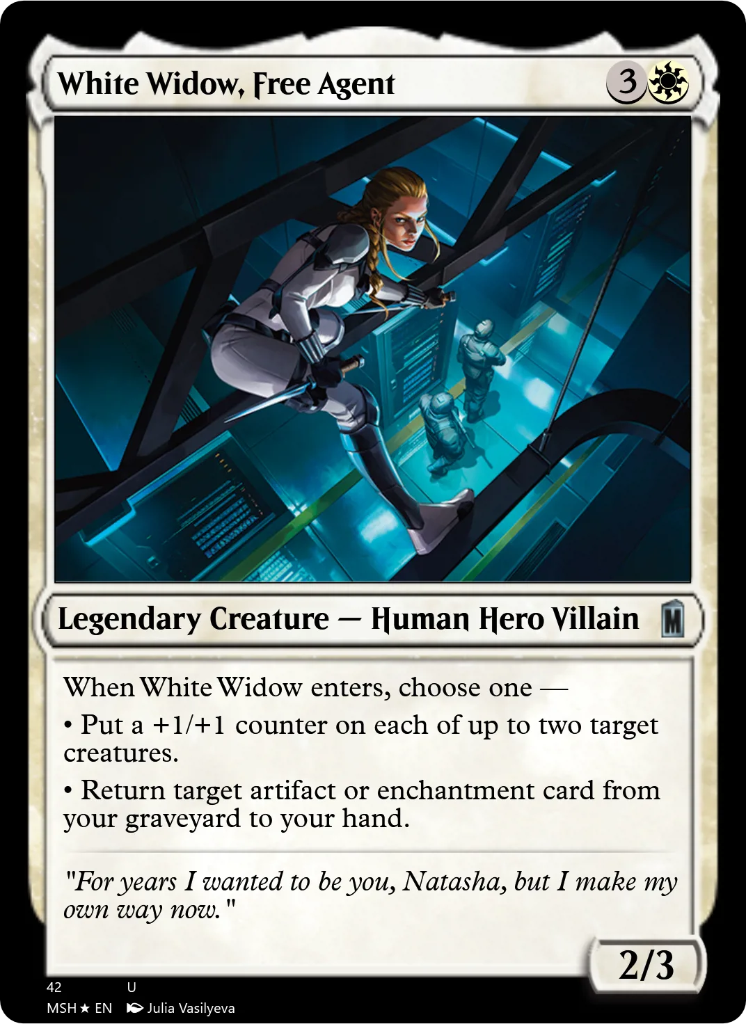 White Widow, Free Agent
