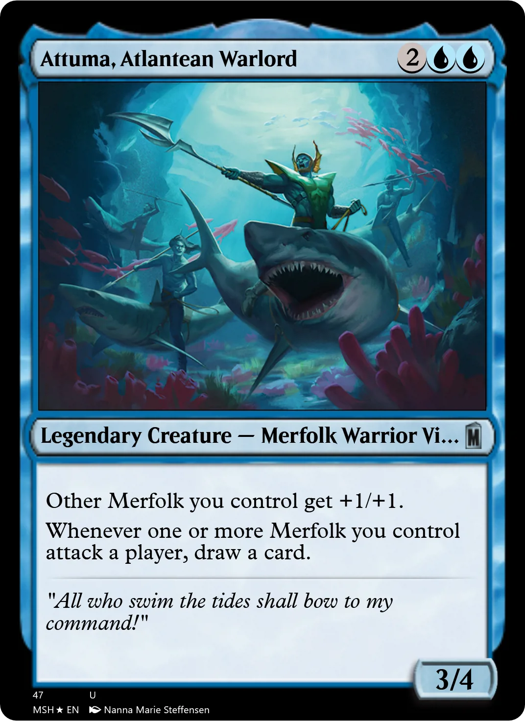 Attuma, Atlantean Warlord