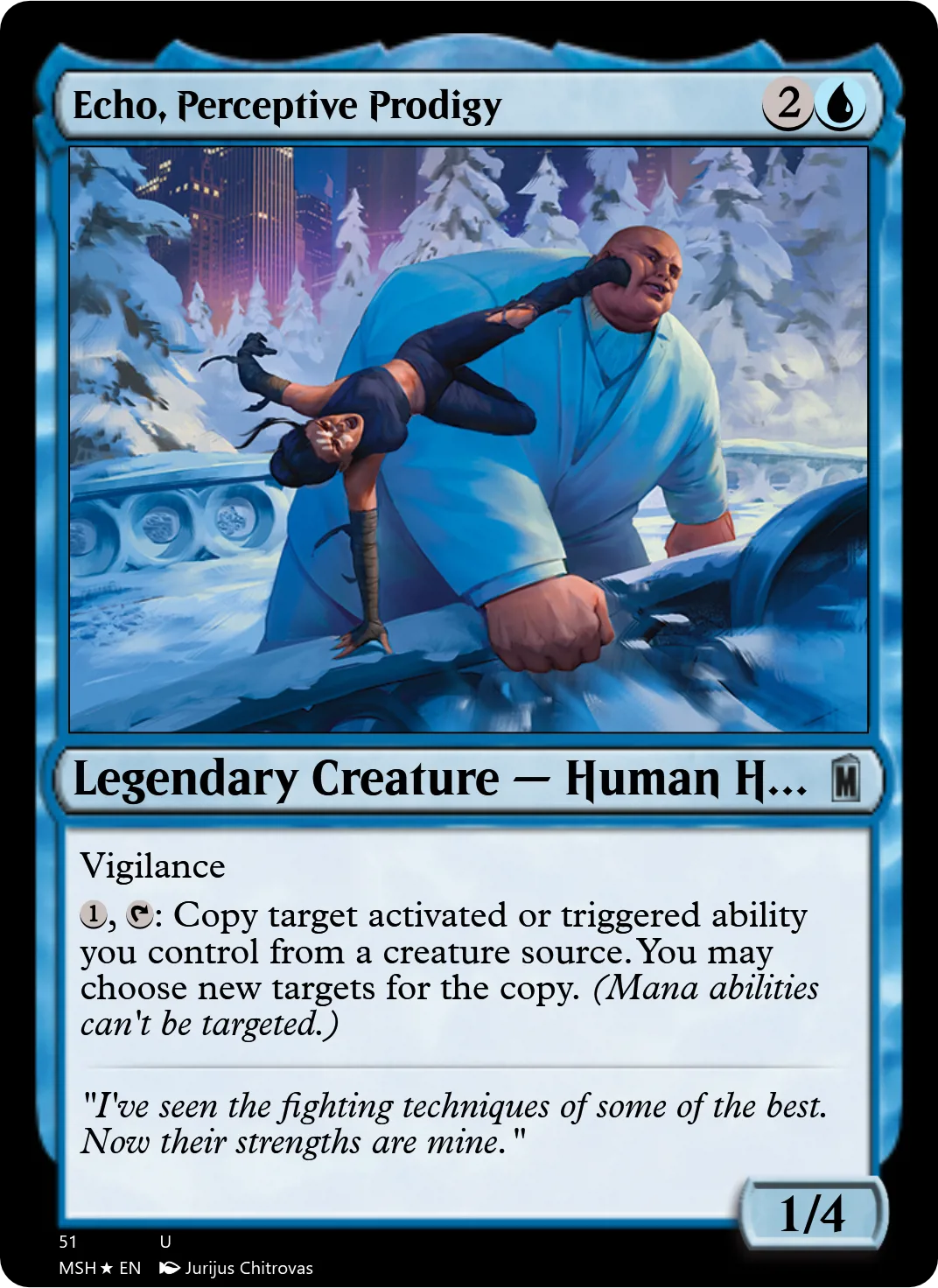Echo, Perceptive Prodigy