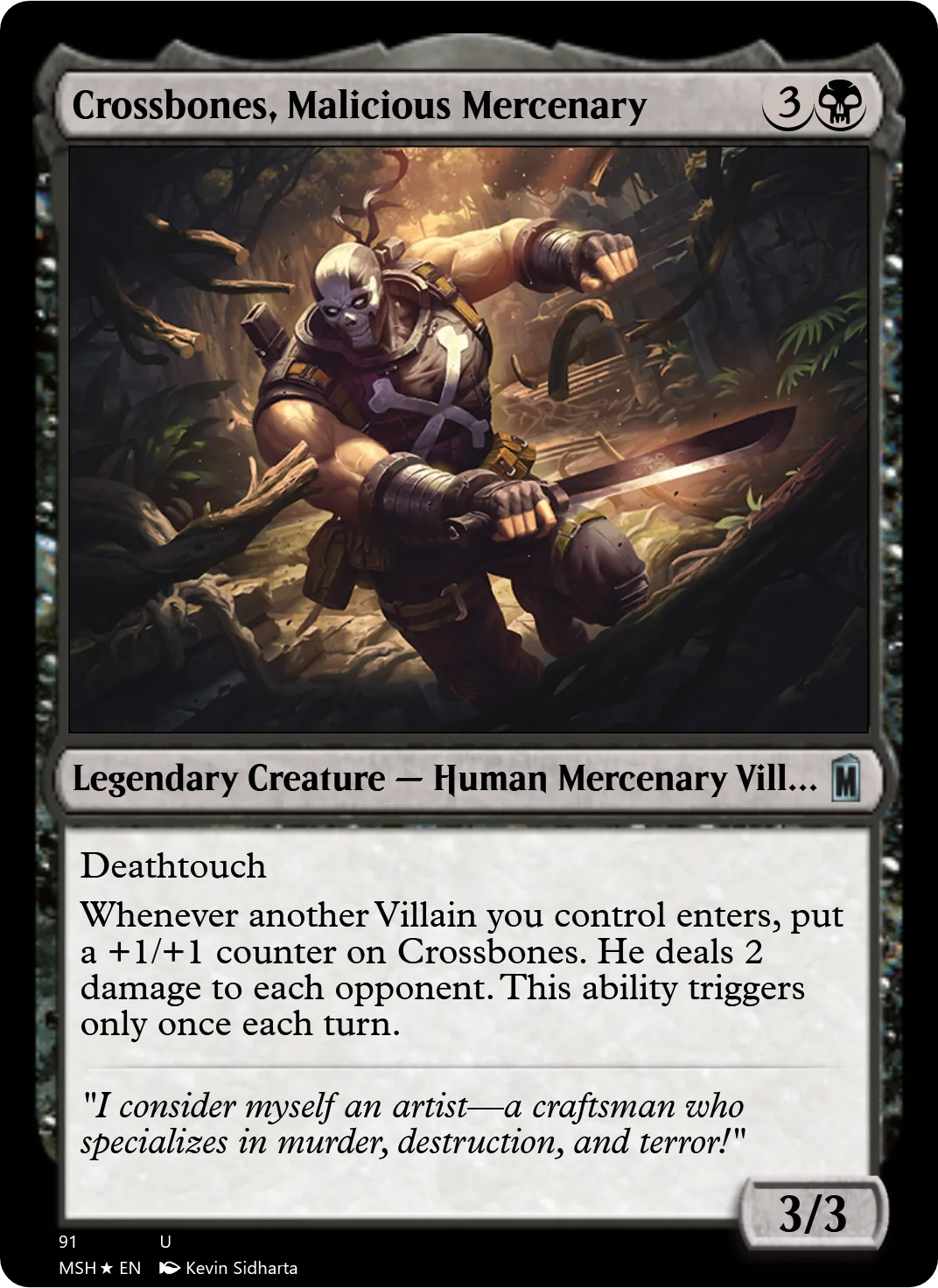 Crossbones, Malicious Mercenary