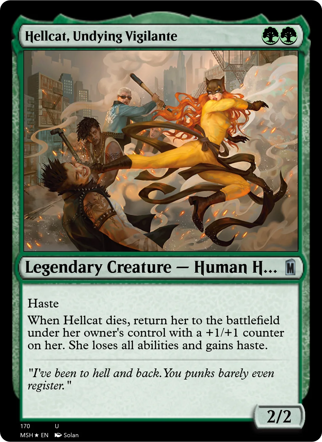 Hellcat, Undying Vigilante