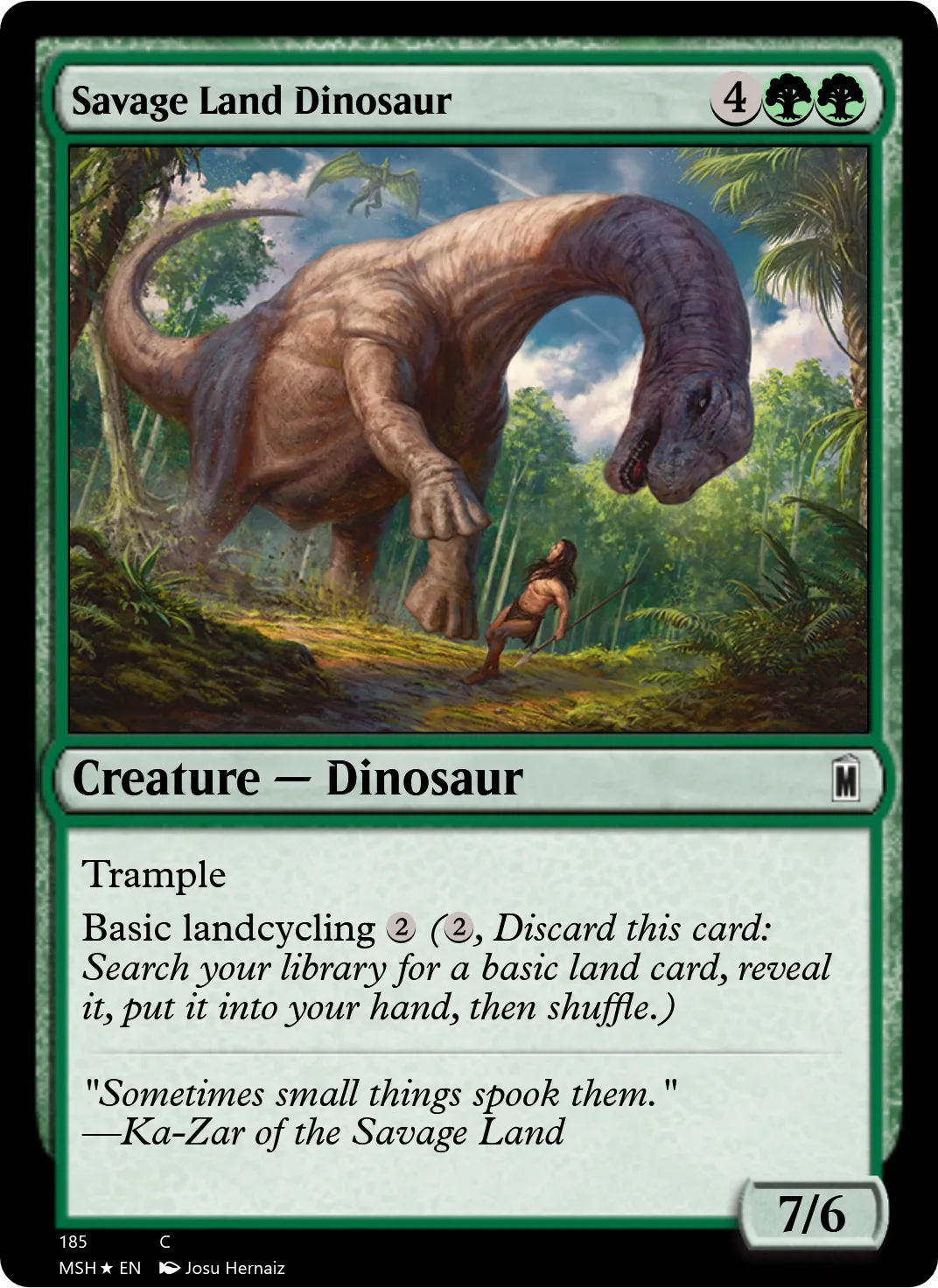 Savage Land Dinosaur