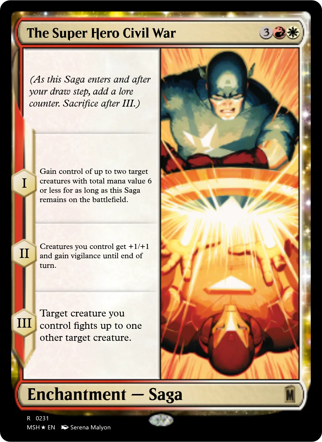 The Super Hero Civil War