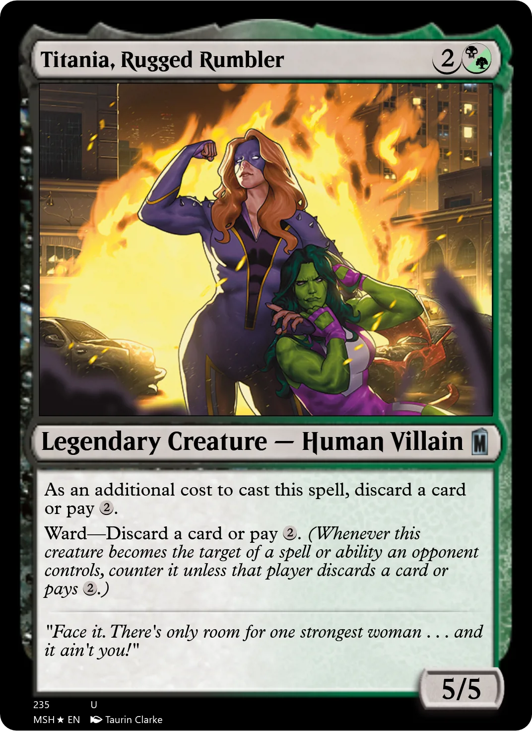 Titania, Rugged Rumbler