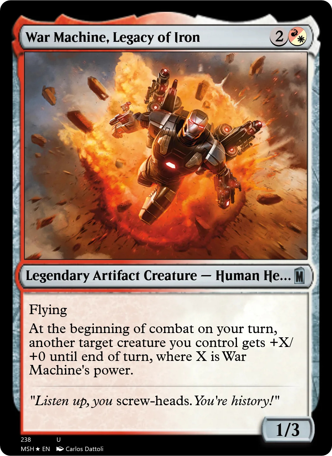 War Machine, Legacy of Iron