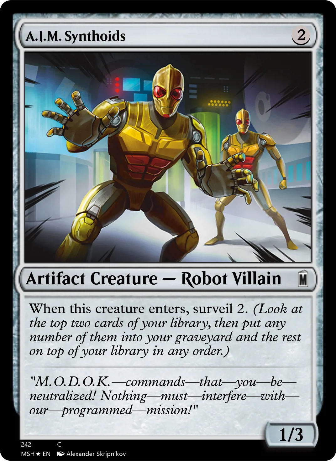 A.I.M. Synthoids