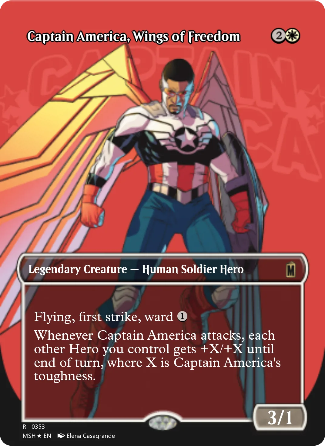 Captain America, Wings of Freedom