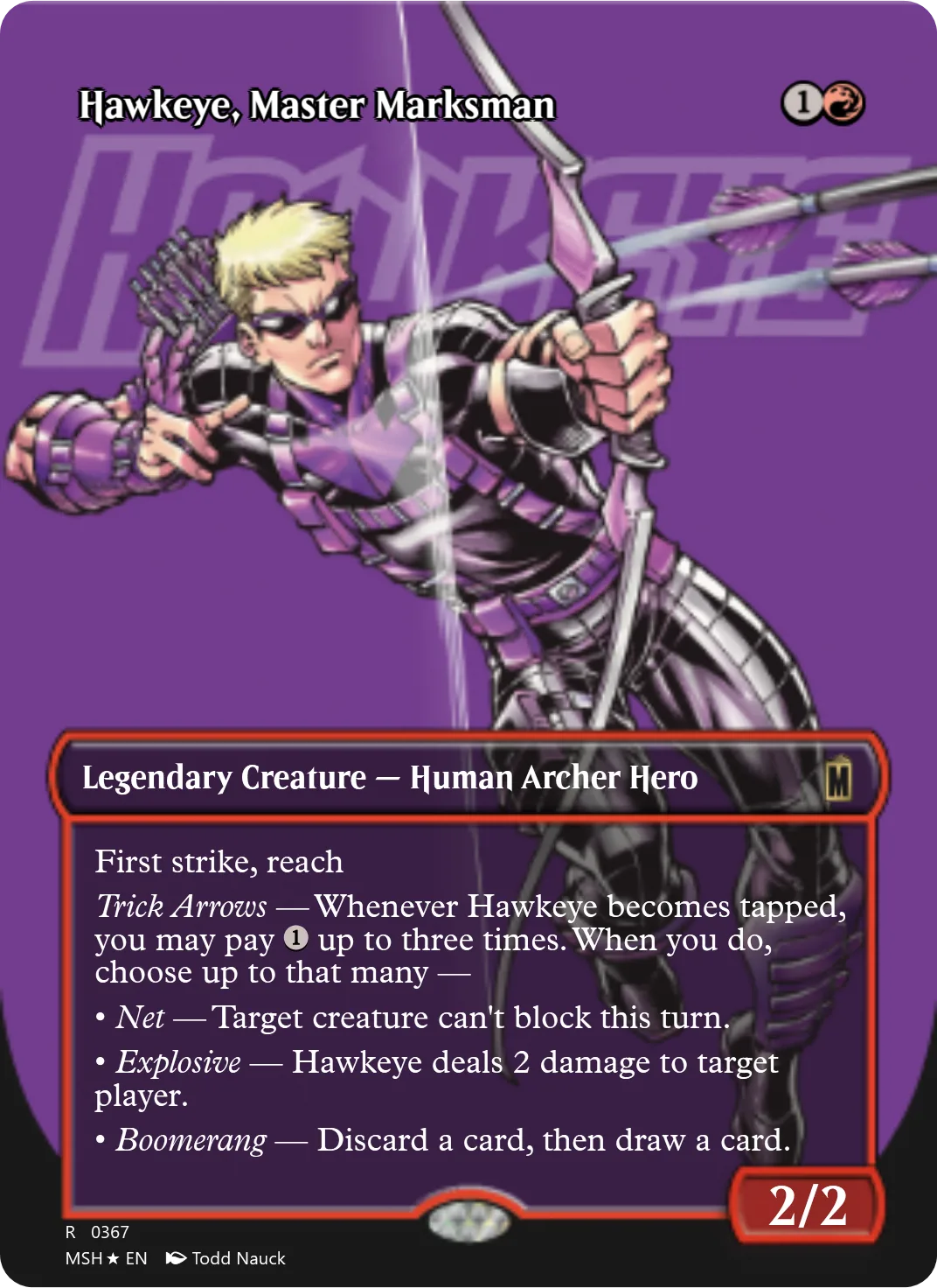 Hawkeye, Master Marksman