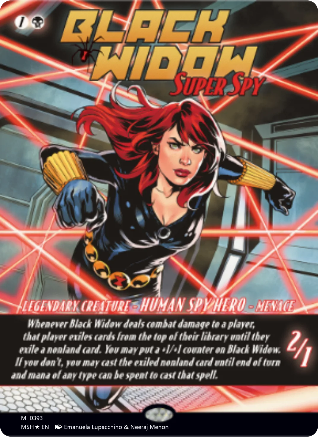 Black Widow, Super Spy
