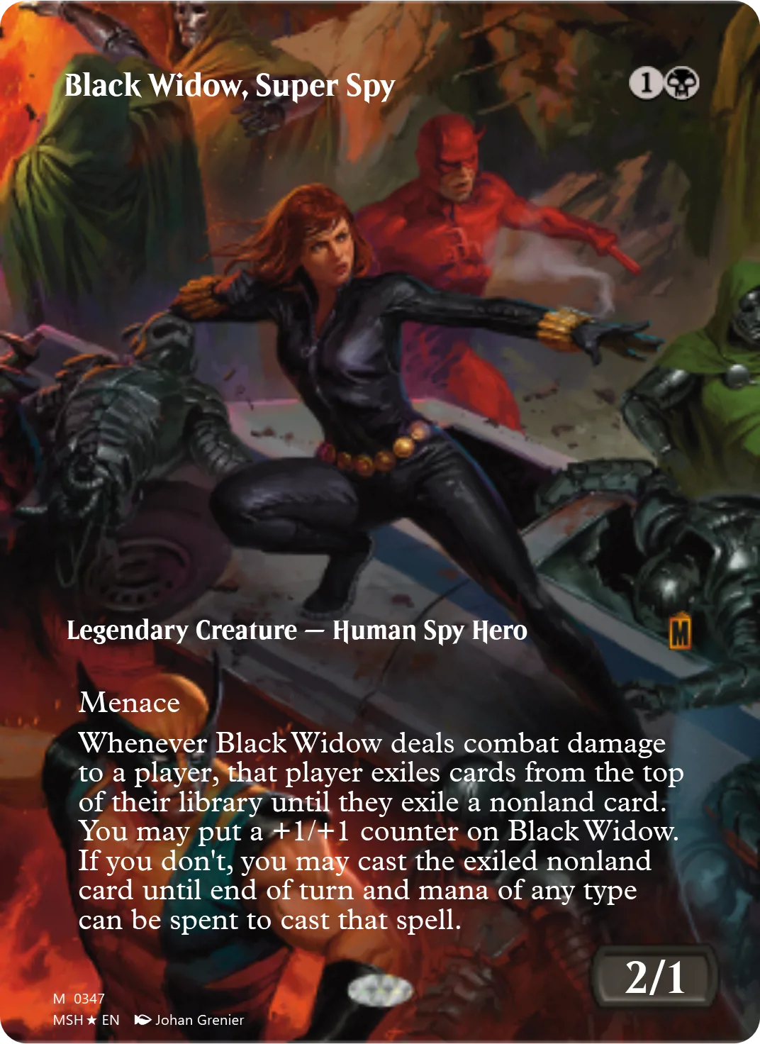 Black Widow, Super Spy