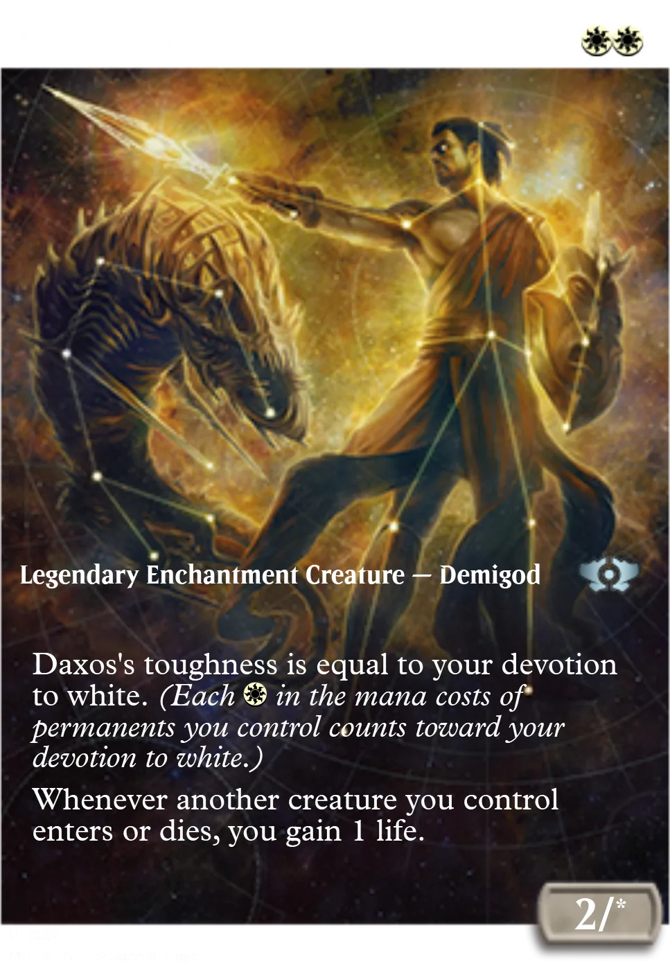 Daxos, Blessed by the Sun