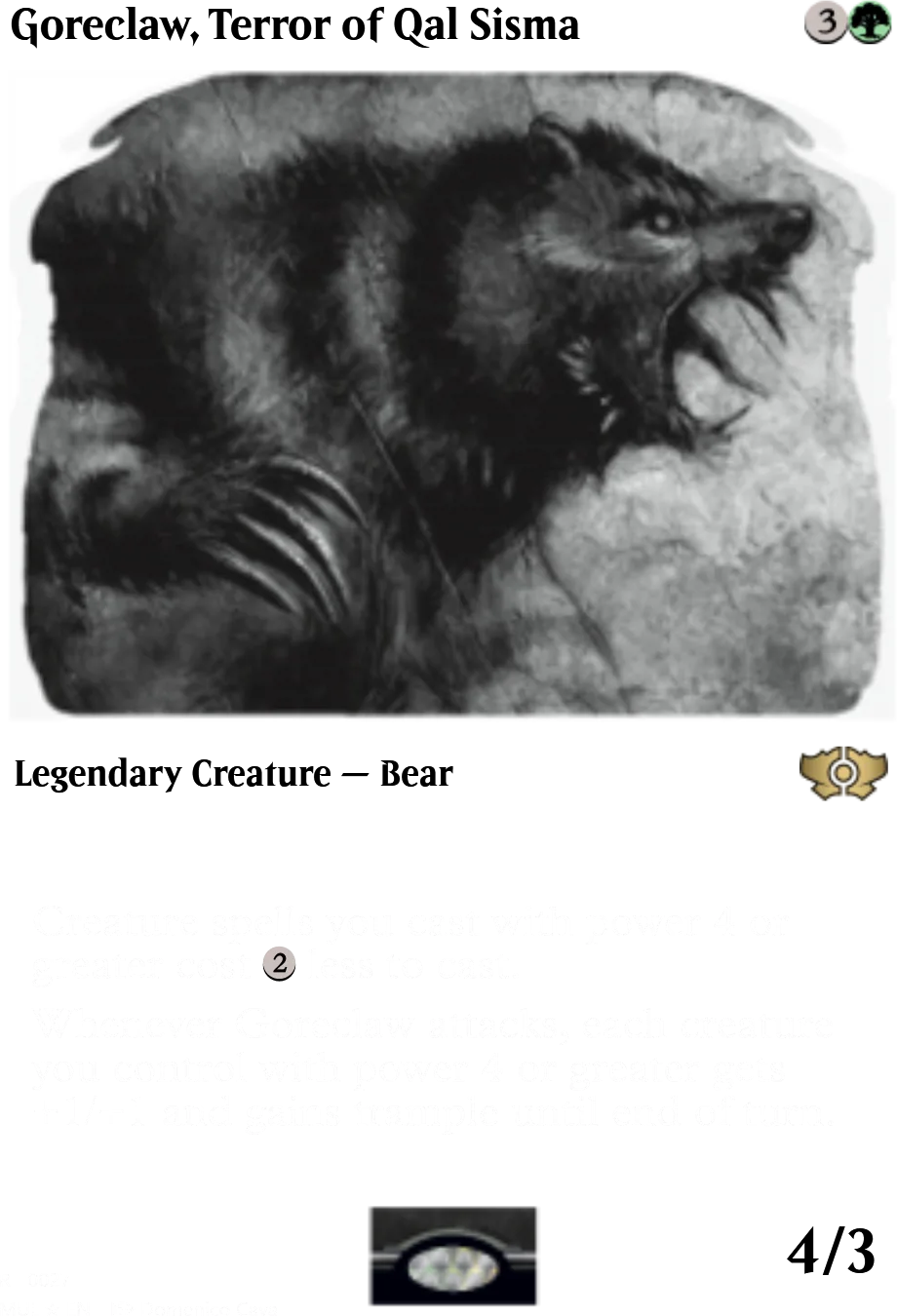 Goreclaw, Terror of Qal Sisma