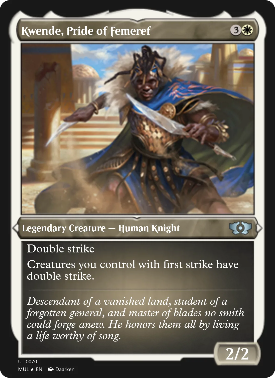 Kwende, Pride of Femeref