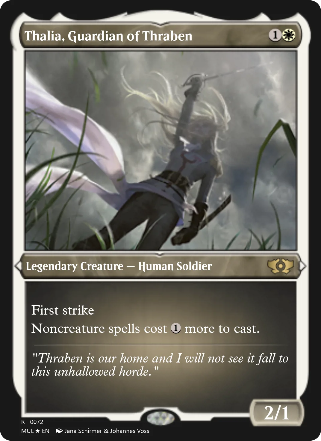 Thalia, Guardian of Thraben
