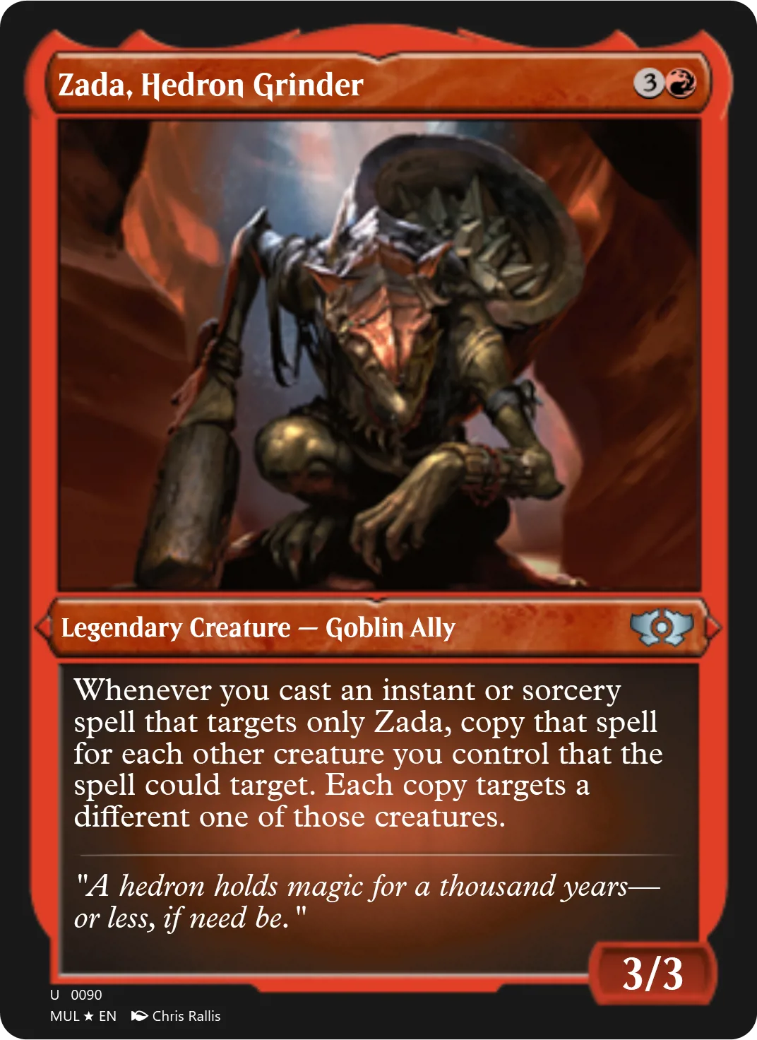 Zada, Hedron Grinder
