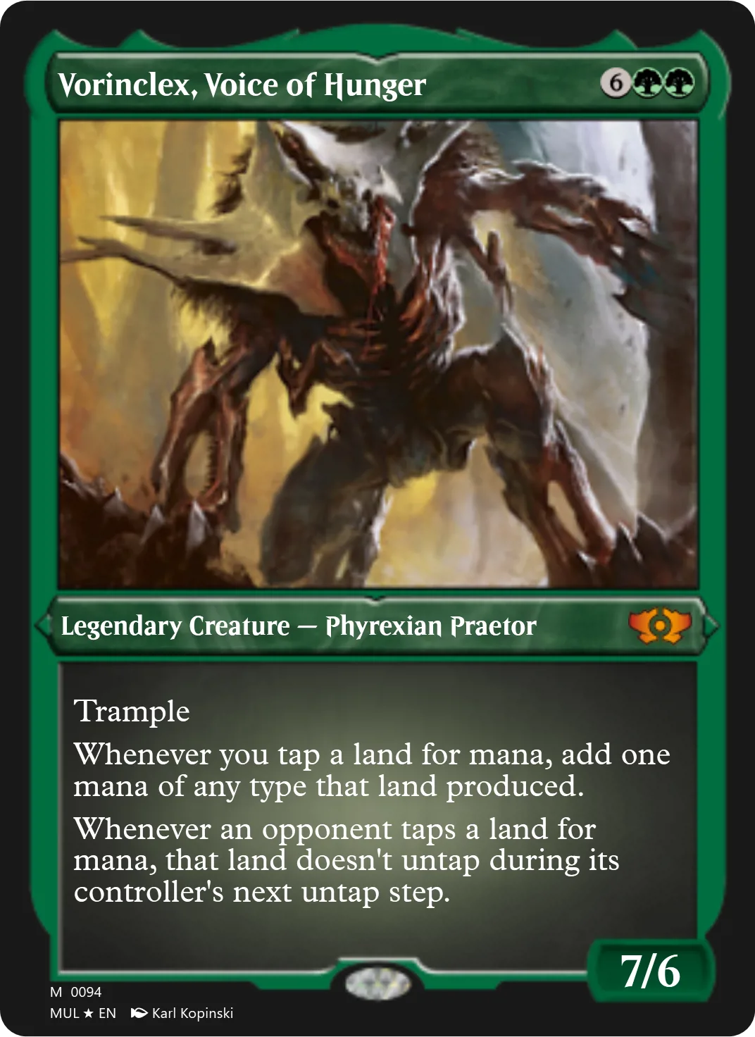 Vorinclex, Voice of Hunger