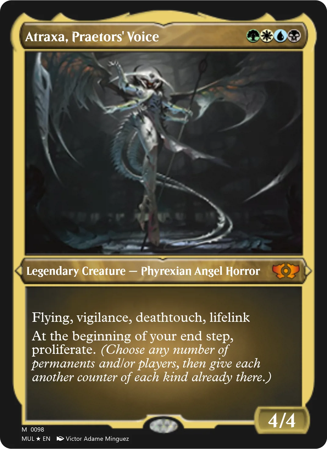 Atraxa, Praetors' Voice