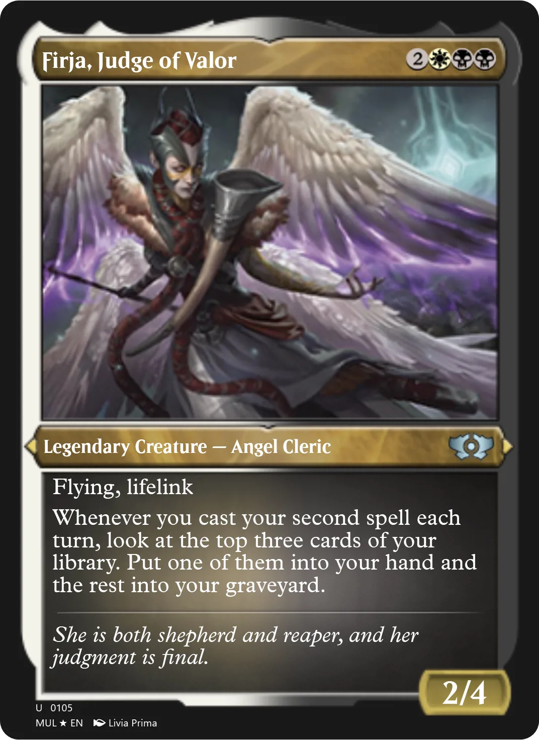 Firja, Judge of Valor