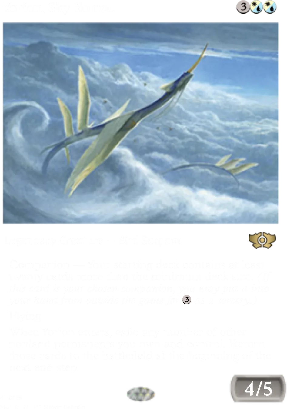 Yorion, Sky Nomad