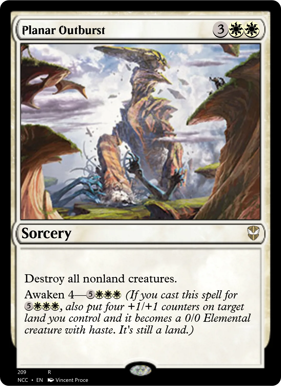 Planar Outburst
