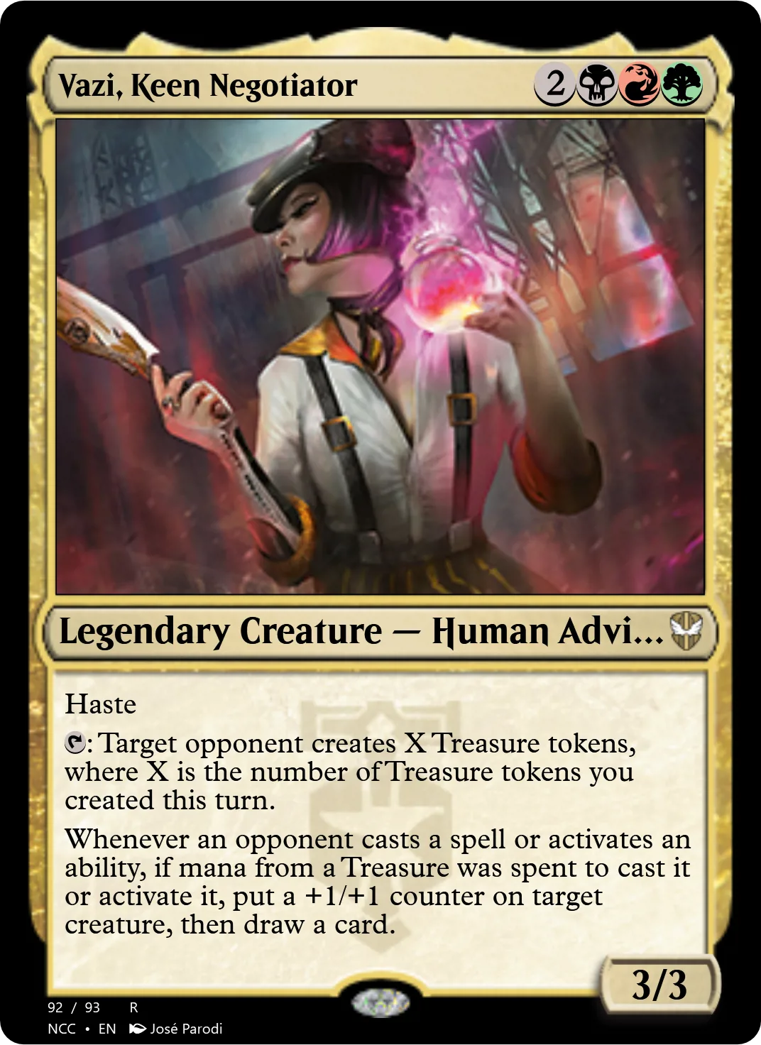 Vazi, Keen Negotiator