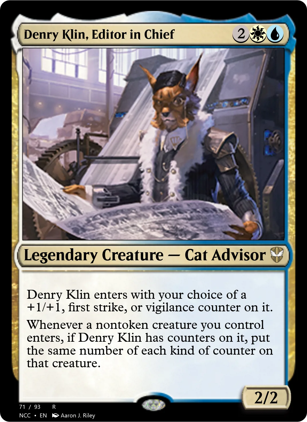Denry Klin, Editor in Chief
