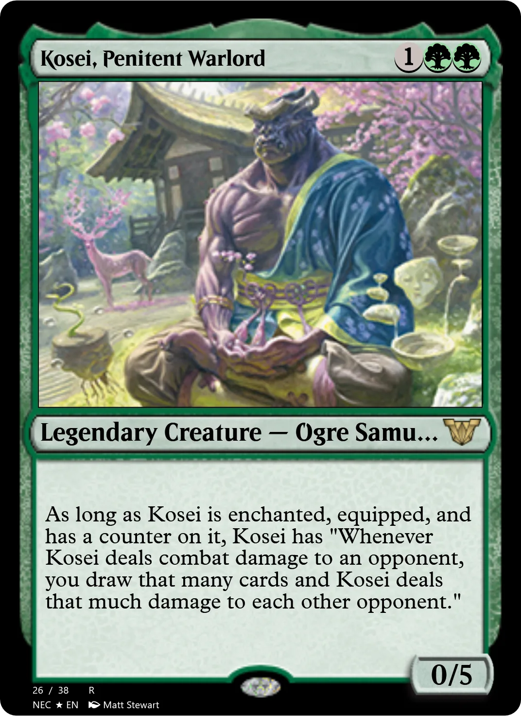 Kosei, Penitent Warlord