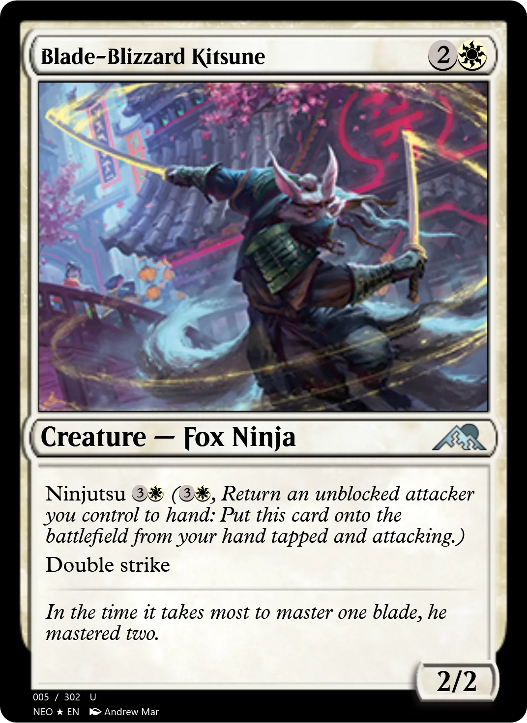 Blade-Blizzard Kitsune