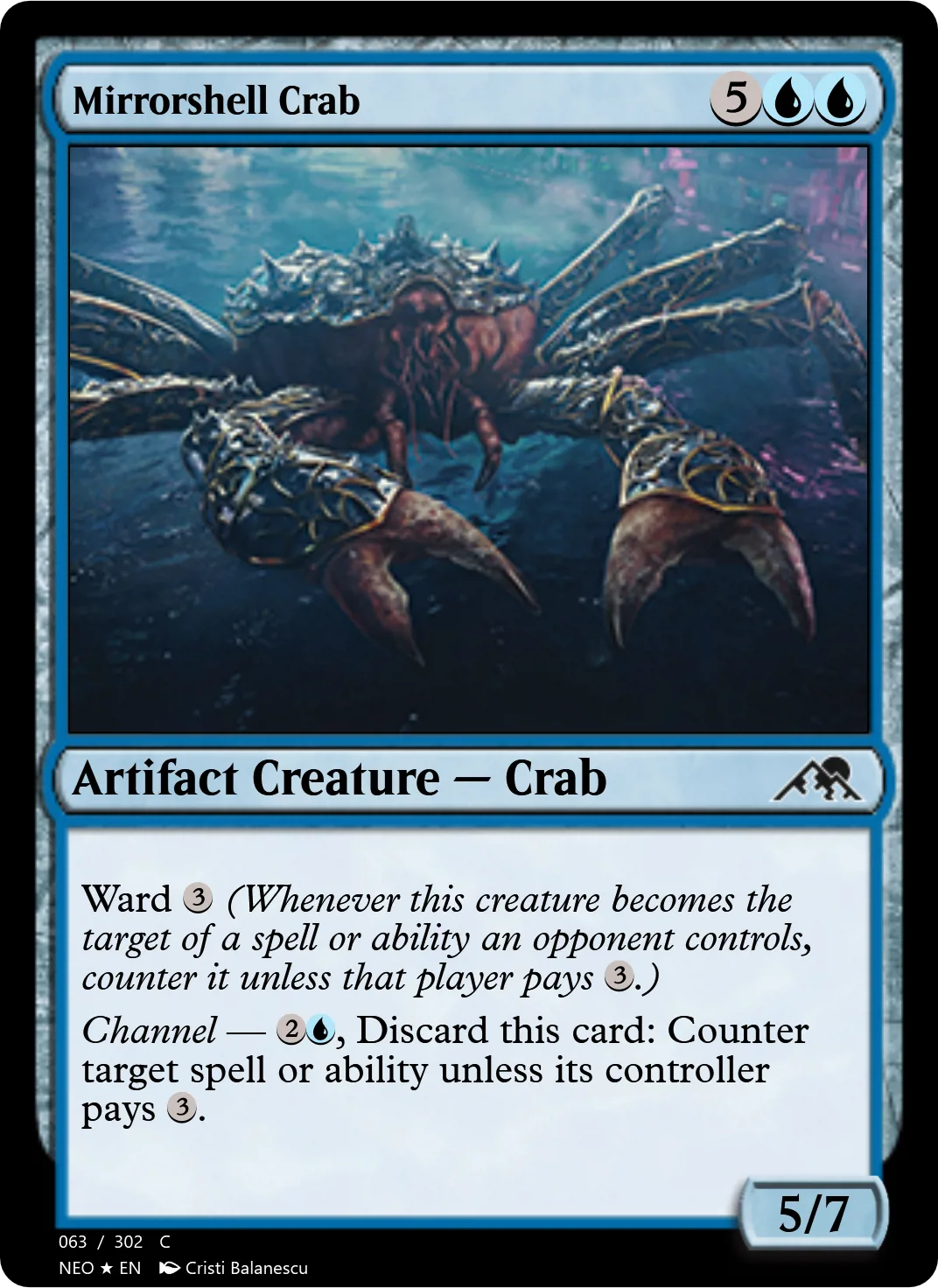 Mirrorshell Crab