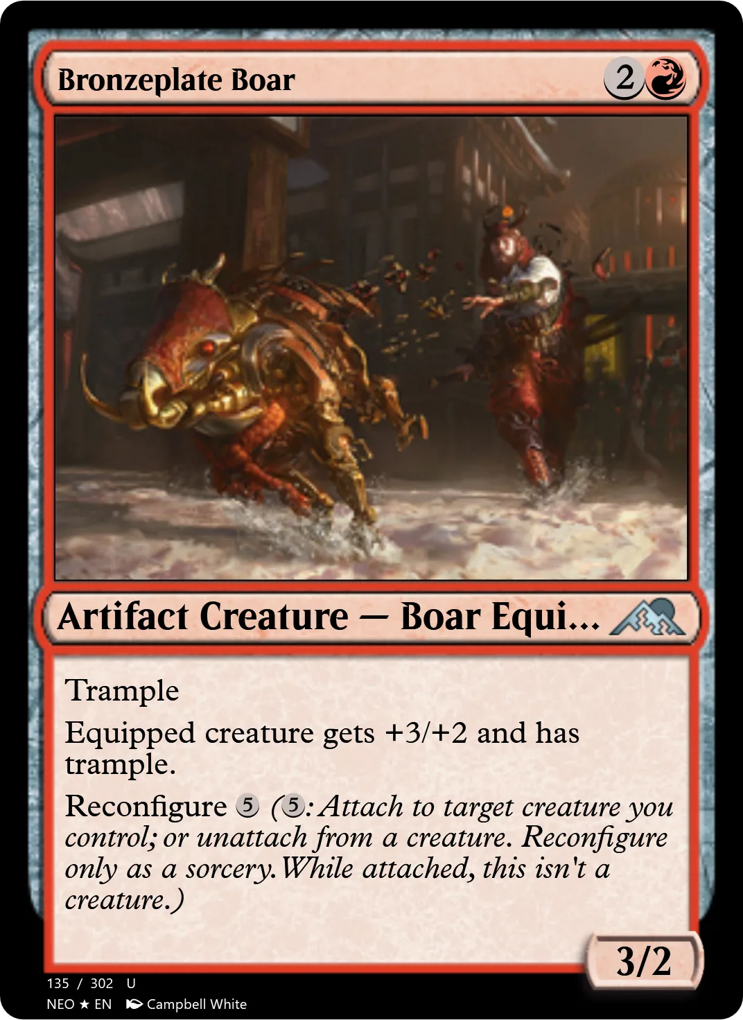 Bronzeplate Boar