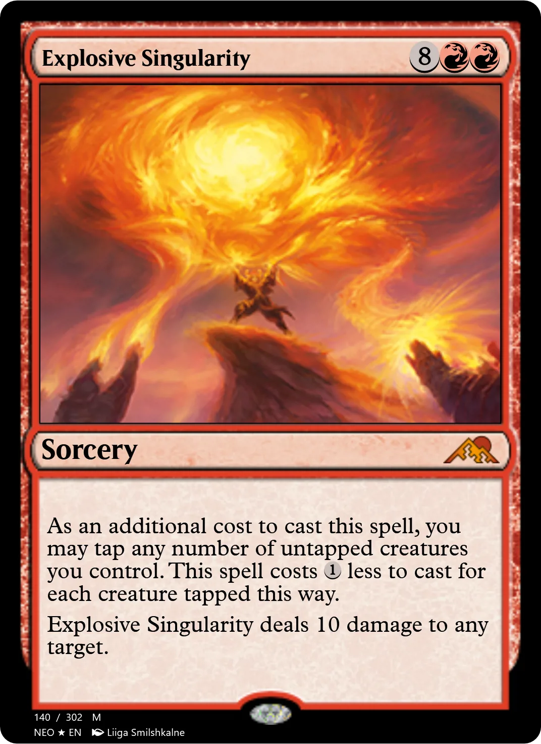 Explosive Singularity