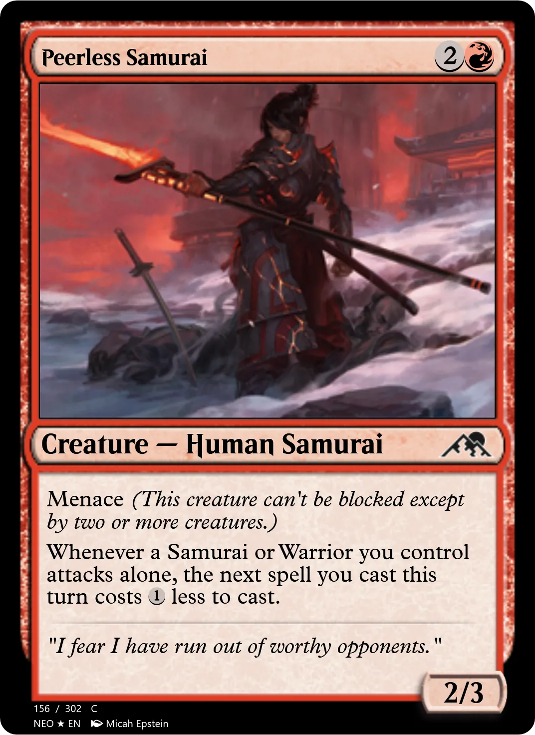 Peerless Samurai